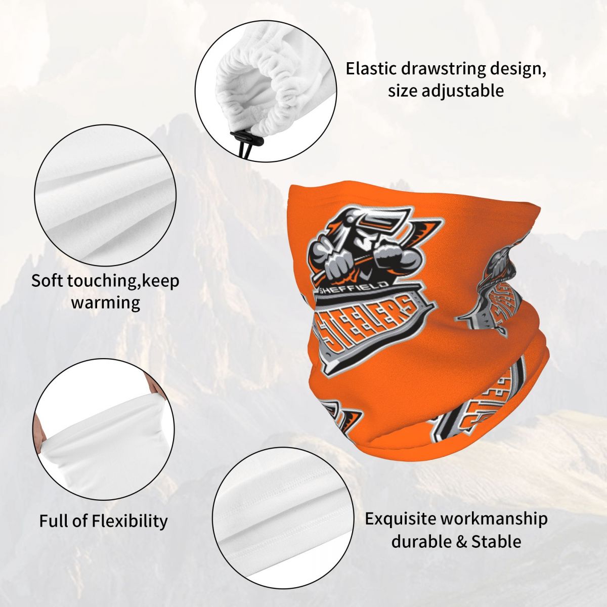 Sheffield Steelers Bandana Nec - đánh giá và giá Neck Gaiter Face Cover