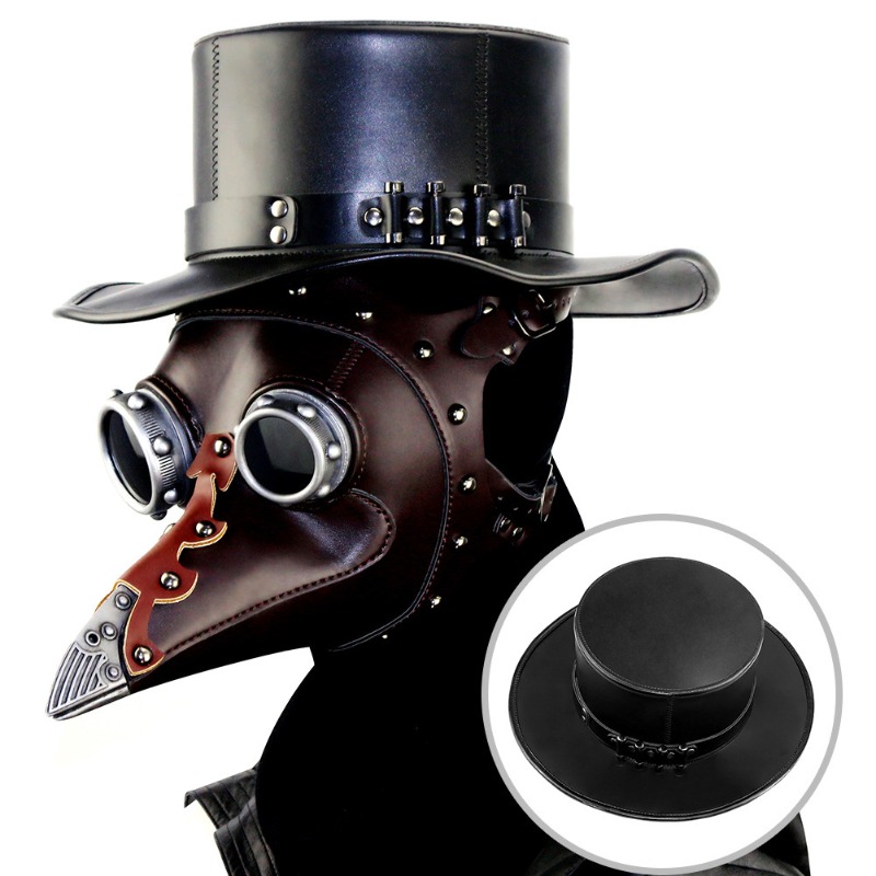 PU Leather Plague Doctor Mask  - đánh giá và giá Disposable Surgical Mask