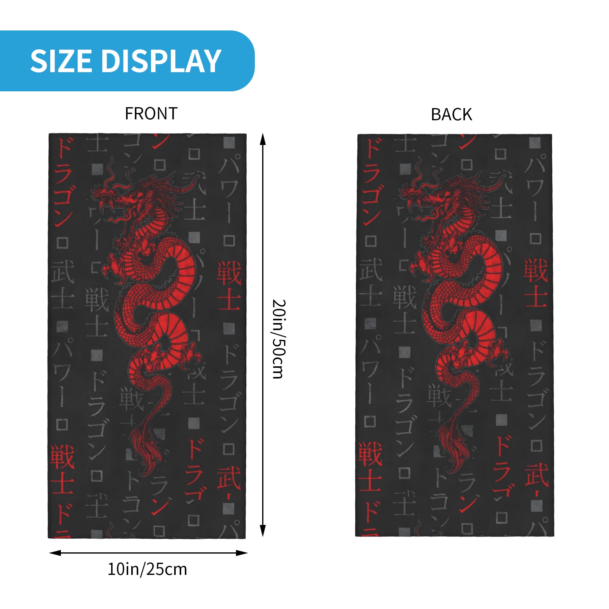 Red Dragon Animal Bandana Neck - đánh giá và giá Neck Gaiter Face Cover